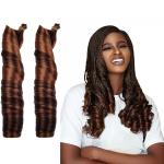 French Curles Crochet Braid Synthetic Hair 100g With Solid Color And Ombre Color