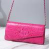 Buy cheap Authentic Crocodile Skin Women Envelop Purse Genuine Alligator Leather Lady Phone Clutch Bag Female Cross Shoulder Bag from wholesalers