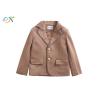 Buy cheap Brown Color Custom School Uniforms Blazer Coat For For Students Clothes from wholesalers
