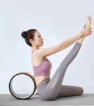 ABS Cork Yoga Wheel Pilates Training Stretch Back Bends Improve Posture