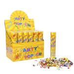 Gold Metallic Foil Streamer Party Confetti Cannon 20cm Disposable