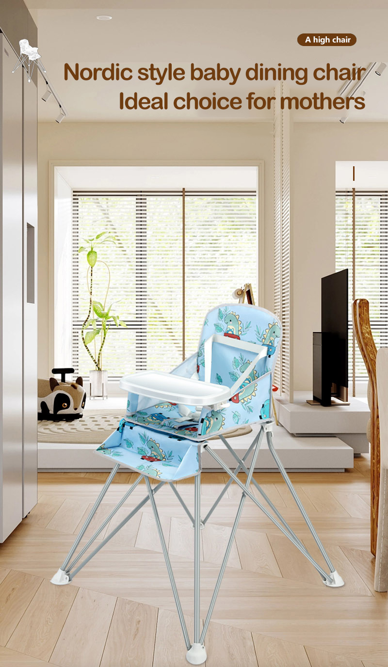 PP Plastic Convenient Baby Folding Chair Infant Feeding Chair OEM/ODM
