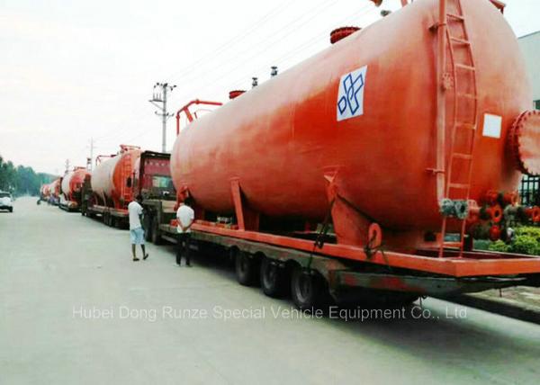 Buy cheap 80000Liters Hydrochloric Acid Storage Tank Skid Mounted For Storage / Transport from wholesalers
