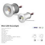 1W Mini Recessed LED Downlights 12V 3V Showcase Room Decorative Lighting Small