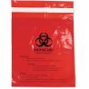 Buy cheap Convinent 2 Mil Stick-On Biohazard Red Medical Waste Bags 28 X 38 Cm from wholesalers
