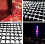 Buy cheap IP66 Waterproof Outdoor P50mm LED Mesh Display Foldable Flexible LED Mesh from wholesalers