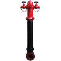 Buy cheap 3 Way Dry Hydrant Fire Coupling Cast Iron Material 100mm Flanged Inlet product