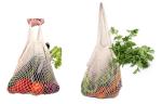 Reusable Mesh Fabric Vegetables Grocery Market Tote Bag