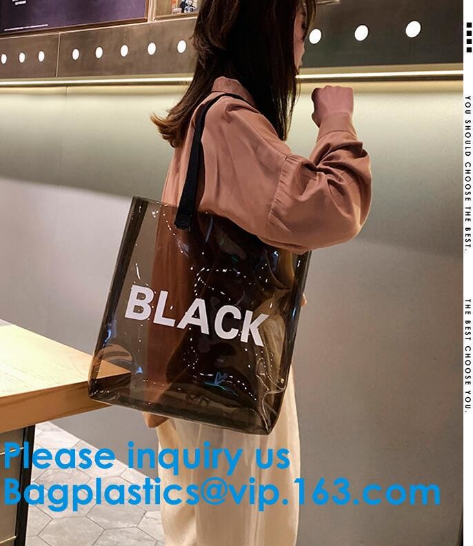 Waterproof PVC Transparent Tote Hologram Laser Bag,Hologram Laser PVC Shoulder Women tote Bag Shopping Bag For Women