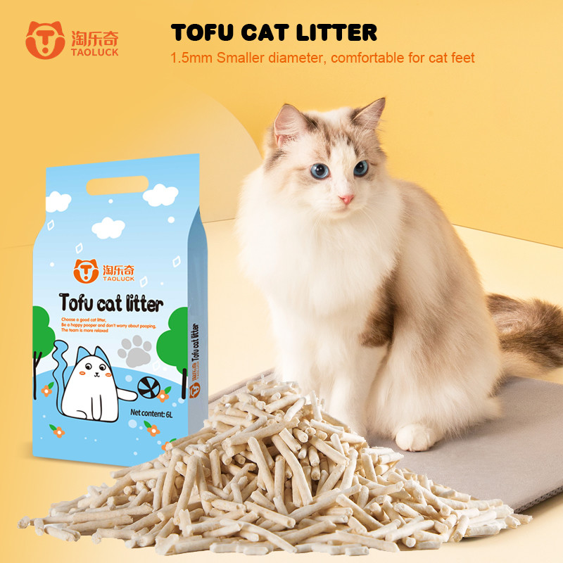 Highly Absorbent Tofu Clumping Cat Litter OEM ODM Eco Friendly Kitty Litter