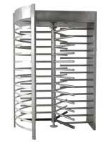 Buy cheap Remote Control Full Height Pedestrian Turnstiles Semi Automatic Mechanism from wholesalers