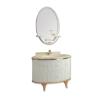 Buy cheap Hotel Vanity Round Bathroom Cabinets With Mirror Accessories from wholesalers