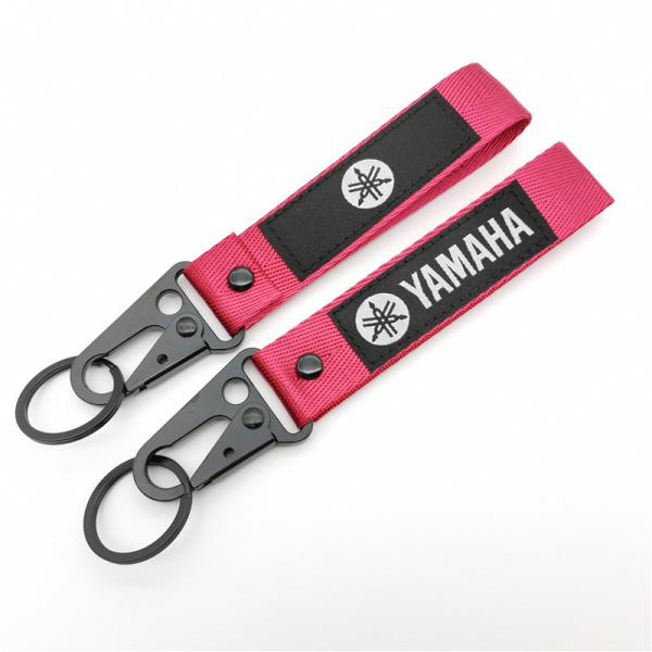 Motorcycle-Themed Gift Strap - Contrast Stitching & Durable Metal Rings with