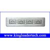 Buy cheap IP65 Metal Industrial Numeric Keypad Dust Proof With 4 Short Travel Metal Keys from wholesalers