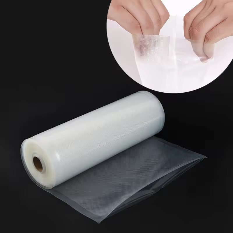 Embossed Roll Vacuum Sealer Bag Vacuum Packaging Film Fresh Keeping Bag Vacuum Bags Roll For Food Storage