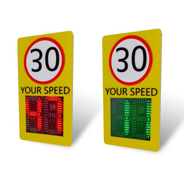 Buy cheap Traffic Sign Reflective Highway Solar Electric Warning Speed Radar Limited from wholesalers