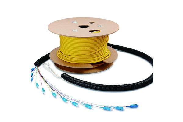 Buy cheap MTP MPO Female Fiber Optic Patch Cords 48 Optical Aerial G652d Fibre Patch Cords from wholesalers