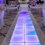 1by1m DMX RGB LED Dance Panels for Wedding Party Lights in White Acrylic