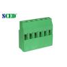 Buy cheap Euro Type PCB Screw Terminal Block 300V 15A Green 5.08mm Pitch Brass from wholesalers