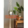 Buy cheap Wholesale 2 Pack Plant Hanger with Ring Jute 4 Leg 43.5 Inches for Indoor Outdoor Ceiling Deck Balcony Round and Square from wholesalers