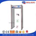 24 Zones Walk Through Metal Detector With LED Alarm Light / Full Body Metal
