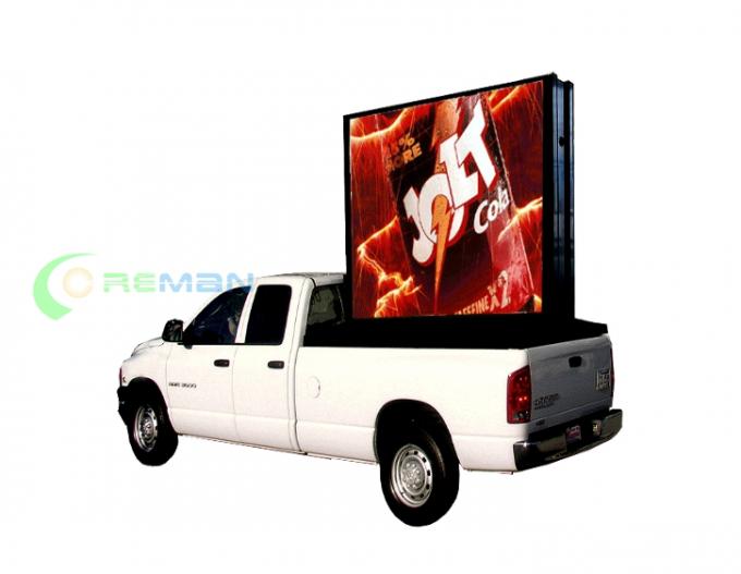 Big P6 Mobile Truck LED Display , LED TV Screen On Mobile 7000 Brightness 3535 2727 Lamp