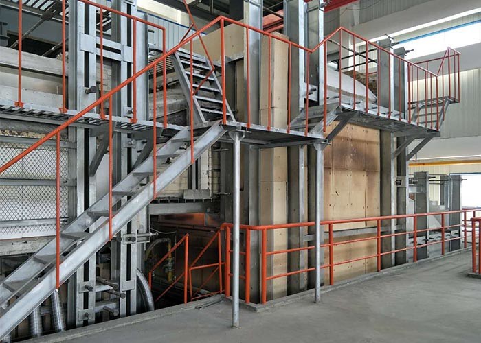Regenerative Type End Fired Furnace Glass Production Devices 60Ton Capacity