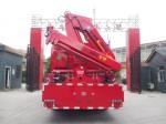 6 Wheeled Fire Fighting Vehicle , 177KW Emergency Fire Truck With 5T Crane