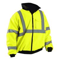 Buy cheap 300D Oxford Construction Hi Vis Waterproof Jacket ANSI EN20471 product