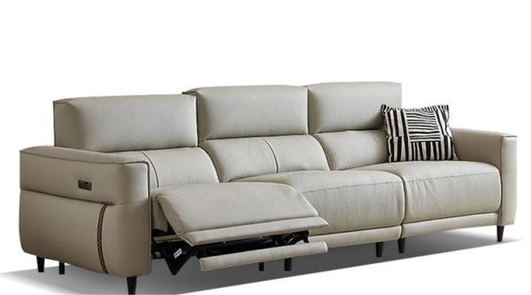 Buy cheap Italian Light Luxury Modern Electric Leather Sofa, Comfortable PU Leather Sofa, 288/300/320/340*95*88CM from wholesalers