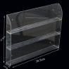 Buy cheap Clear 3- Shelve Wall-Mounted Acrylic Nail Polish Display Rack Organizer from wholesalers