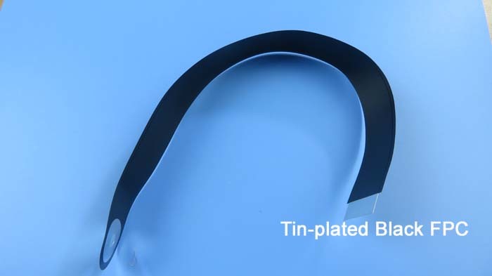 Tin-plated Flexible Printed Circuit Board FPCB With Black Coating for Prototype FPC Service