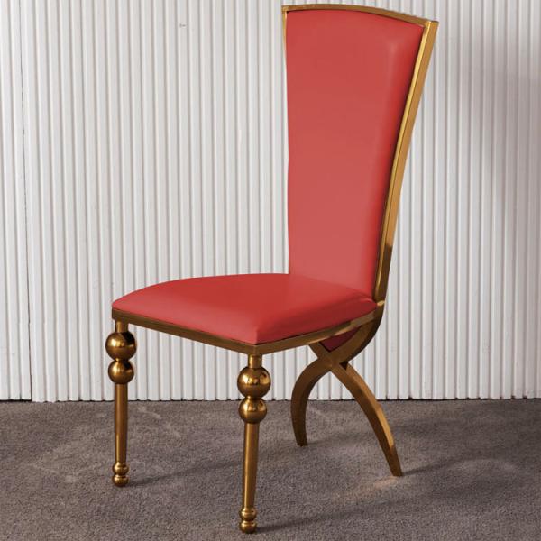 Buy cheap PU Leather Luxury Dining Chair Restaurant Upholstered Chairs from wholesalers