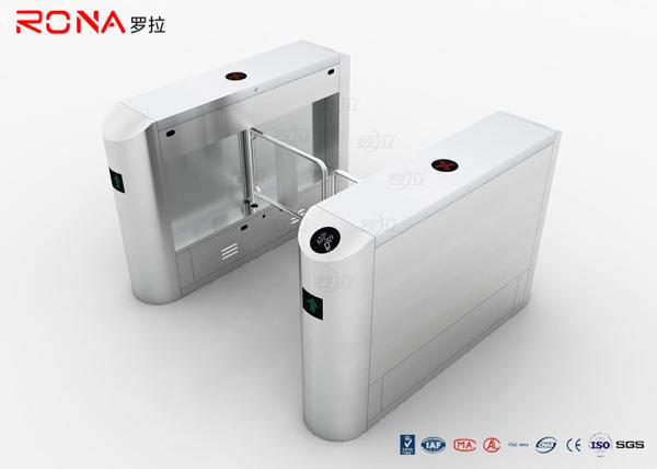 Buy cheap Anti Pinch Security Swing Gate Turnstile Stainlee Steel Card Readers Single / Bi - Directional from wholesalers