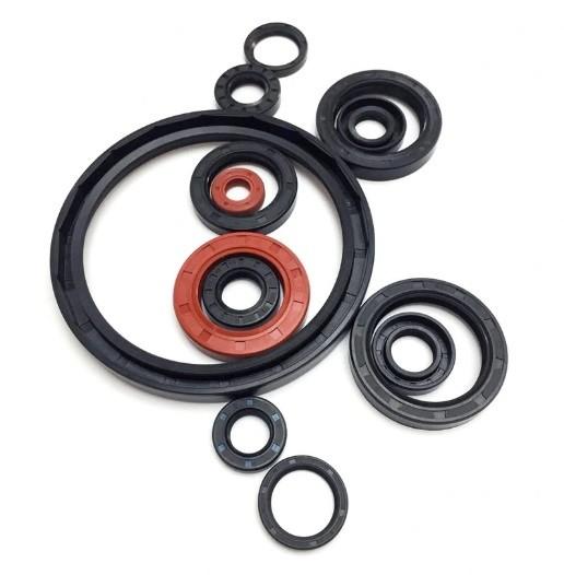 Buy cheap Bearing Rubber Seal Nitrile Rubber Cover Double Lip Spring Bearing Shaft TC Oil Seals from wholesalers