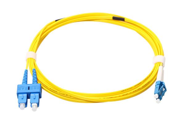 Buy cheap LC Sc 3.0mm Duplex Fiber Cable Sm Simplex 9/125 Fiber Optic Patch Cord from wholesalers