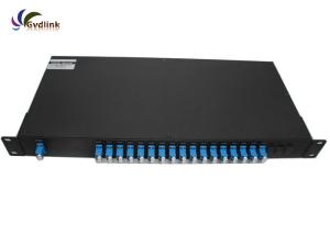 Buy cheap Dual Fiber C20-C35 LC/UPC 16 Channel DWDM Mux Demux from wholesalers