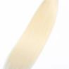 Buy cheap 10 " - 30 " Double Weft Peruvian Virgin Hair Straight Weave Color 613 Blonde from wholesalers