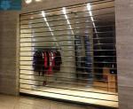 Motorized 220V 1.5mm Slat Clear Roller Shutters