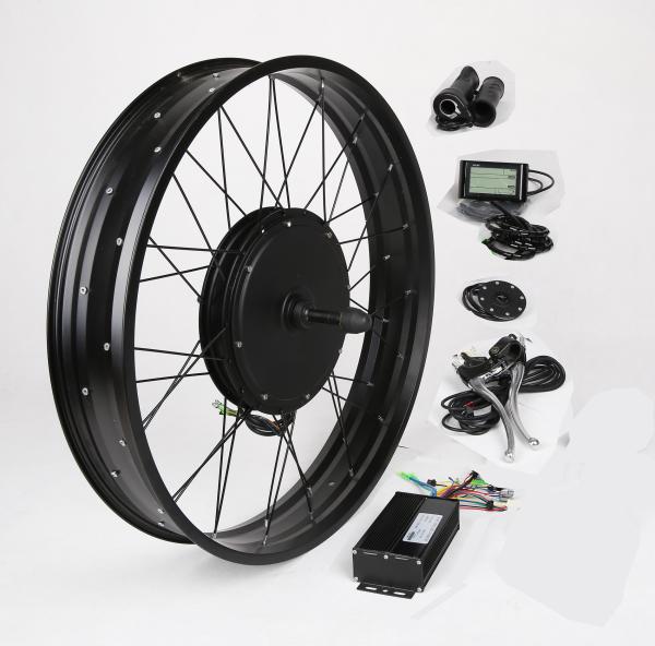 Buy cheap 45KM/H 48V 1500W Electric bike kit with LCD from wholesalers