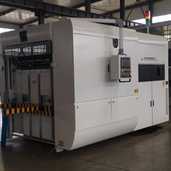 Heavy Duty 14.5~15.5T Corrugated Cardboard Die Cutting Machine With 980mm