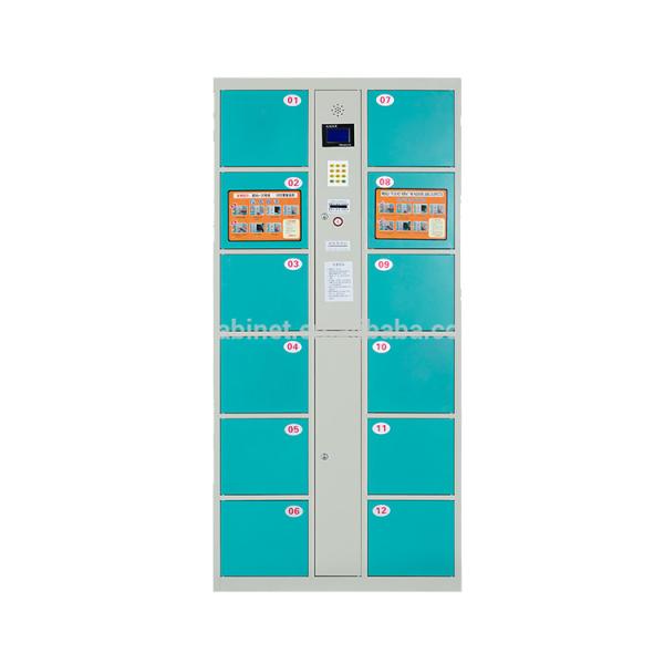 Buy cheap 24 Doors Sturdy Hotel Supermarket 0.5mm Metal Lockers from wholesalers