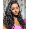 Buy cheap 360 Lace Frontal Human Hair Wig 200% Density Brazilian Cuticle Aligned Water Wave from wholesalers