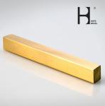 Corrosion Resistant Brass Flat Bars , C38500 Round Brass Rod