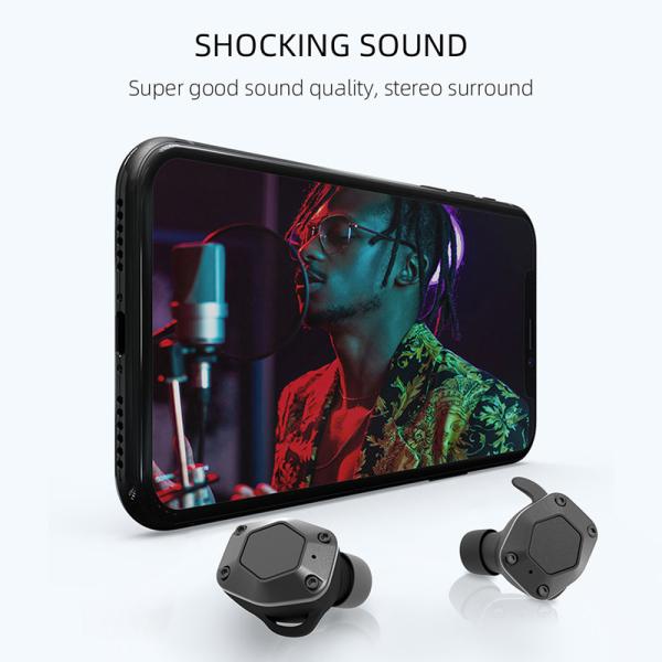 Buy cheap In Ear Earbuds Wireless Bluetooth Earphones T15 TWS Comfortable Sports Design from wholesalers