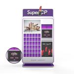 220V Makeup Coin Vending Machine , Self Service Lipstick Vending Machine
