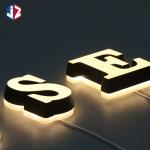 Input 110-240V LED Acrylic Signage Double Glow Low Consumption
