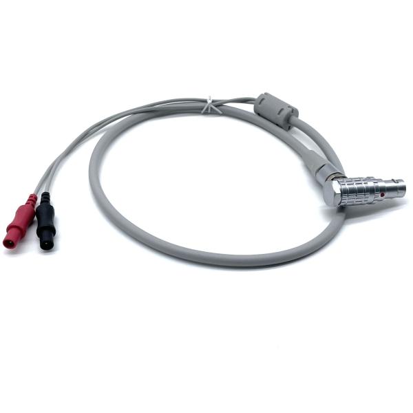 Buy cheap Stainless Right Angle 1B 16 Pin Male Connector Medical Electrode Cable Custom from wholesalers