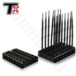 14 Channel Desktop Wireless Signal Jammer For Cell Phone 2 3 4 5G VHF UHF Lojack