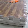Buy cheap Non toxic 3/8" Dark Oak Wood Grain Interlocking Floor Mats from wholesalers
